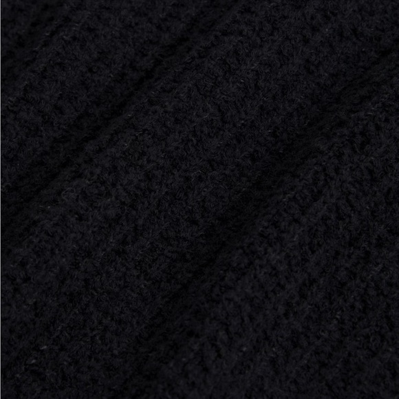 Abercrombie & Fitch Textural Crew Sweater Shell Tank Black Size Small NWT - Picture 2 of 6